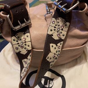 Tylie Malibu pink leather purse